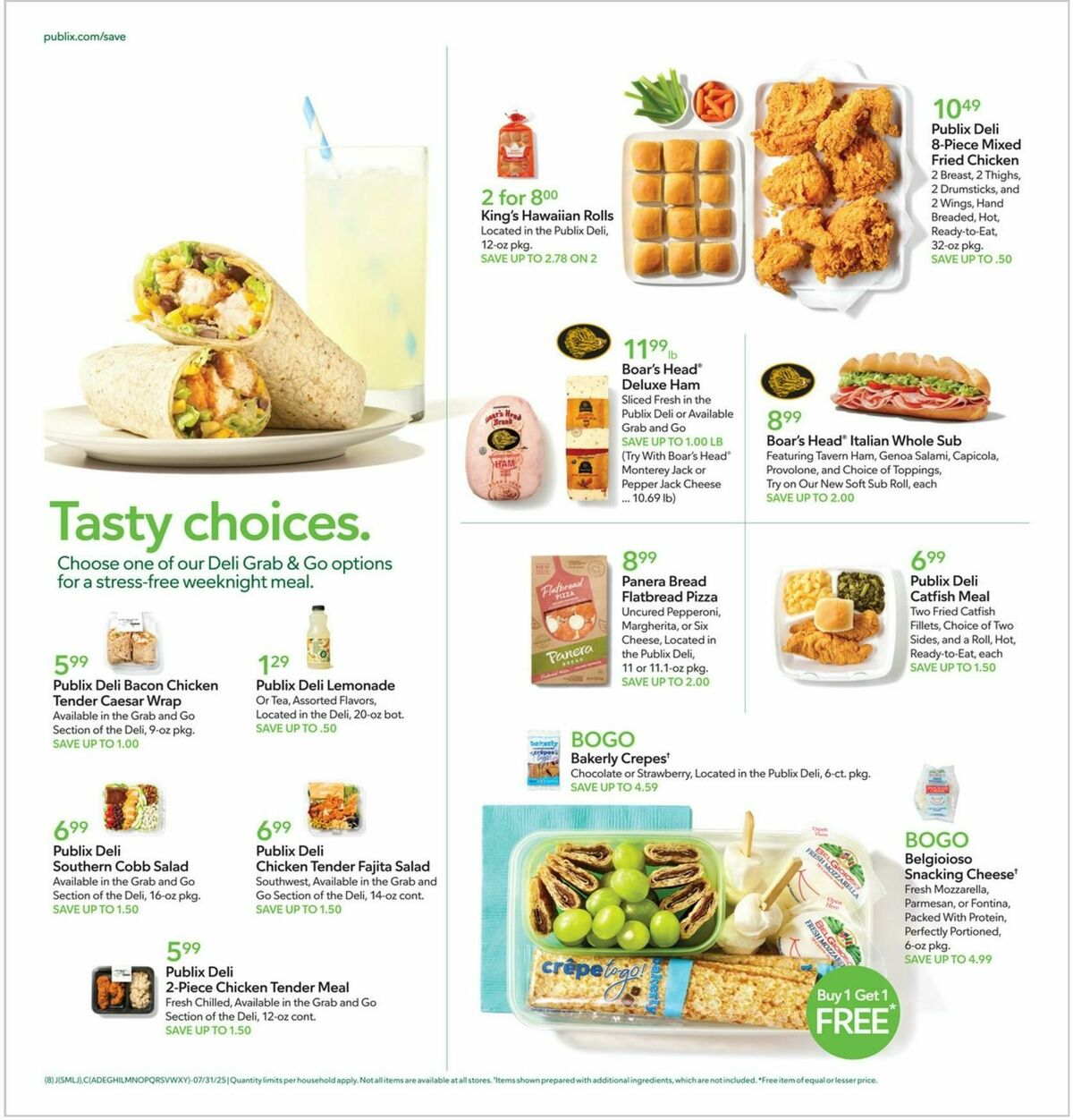 Publix Weekly Ad from July 30