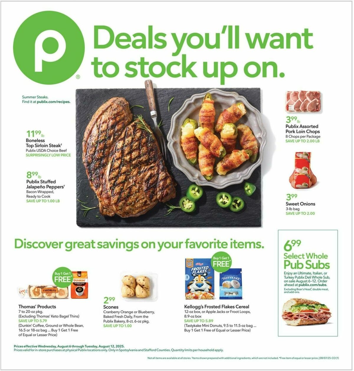 Publix Weekly Ad from August 6