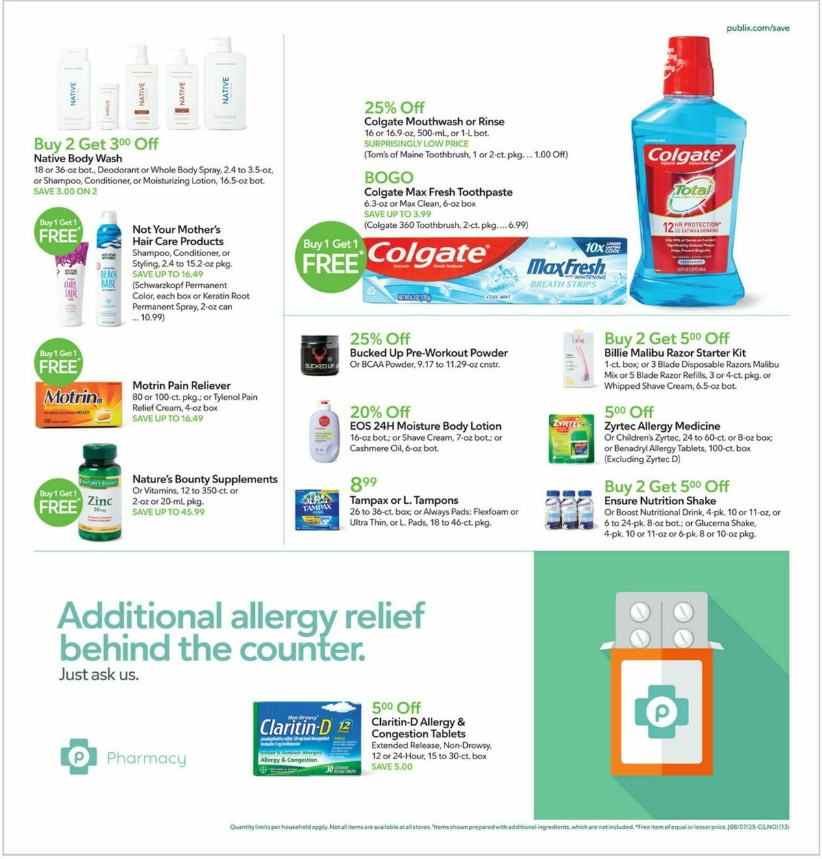Publix Weekly Ad from August 6