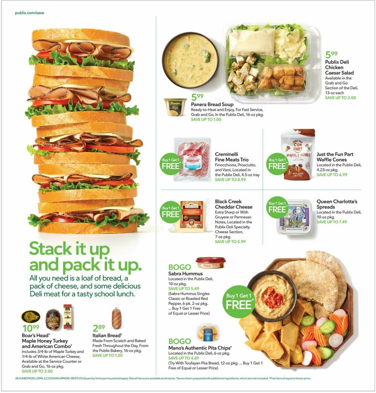 Publix Weekly Ad from August 6