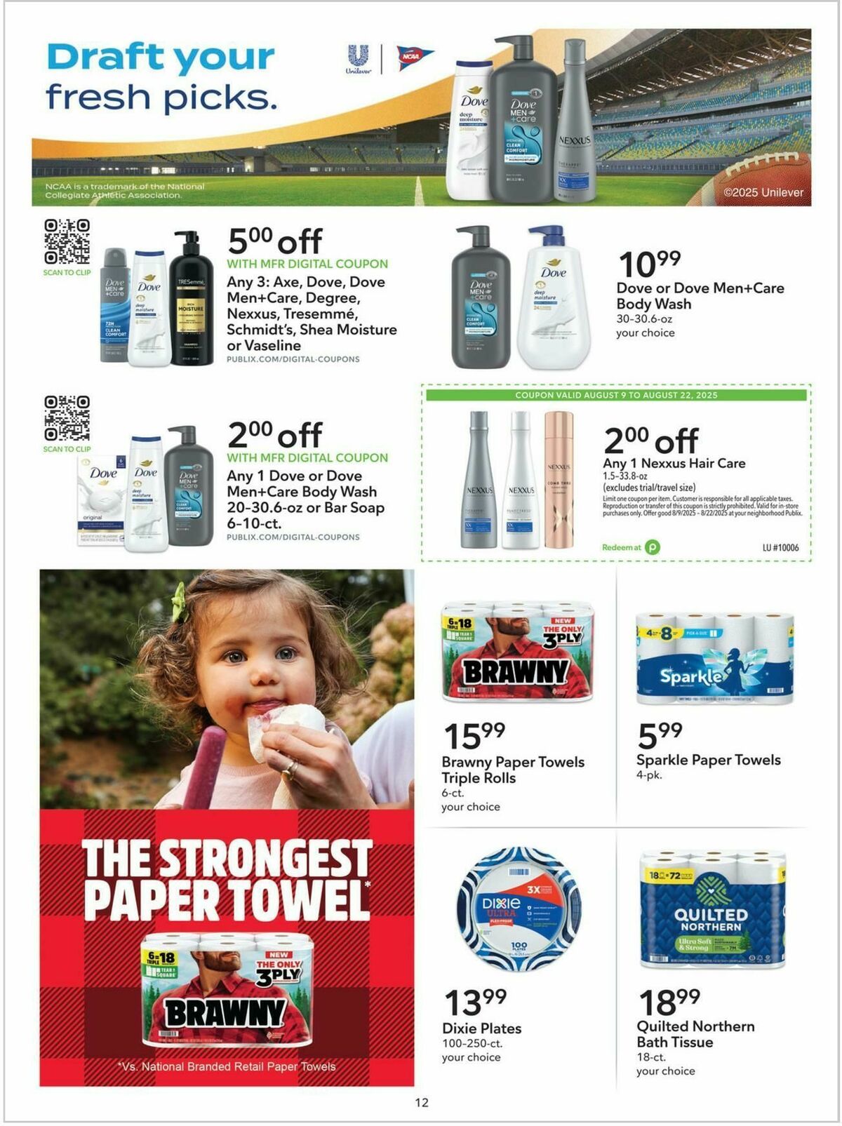 Publix Extra Savings Weekly Ad from August 9