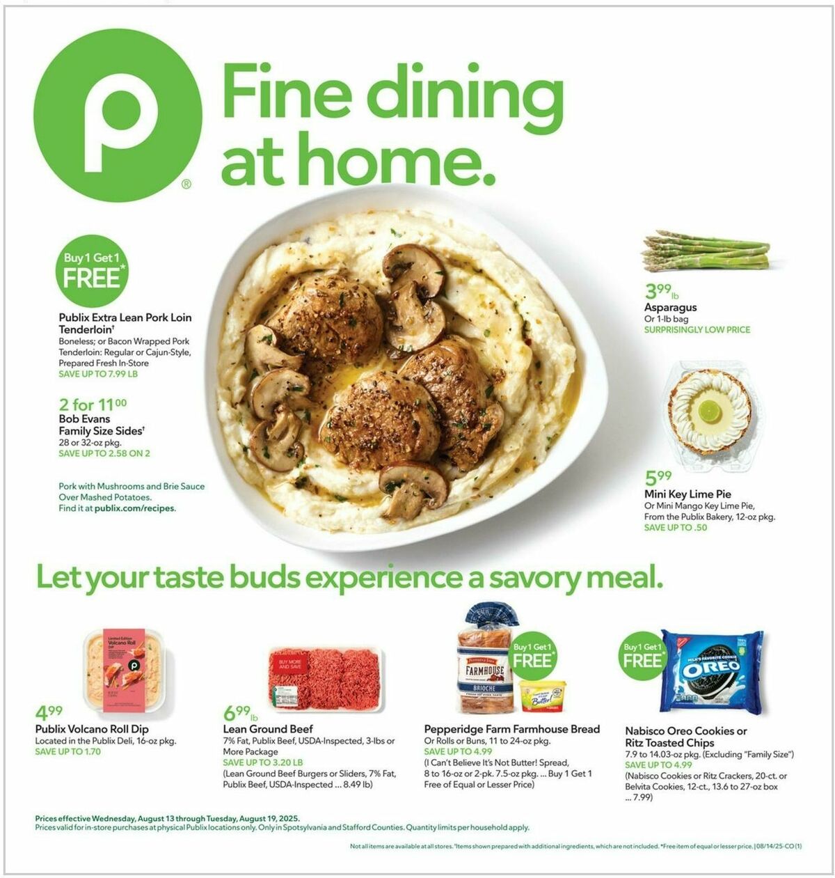 Publix Weekly Ad from August 13