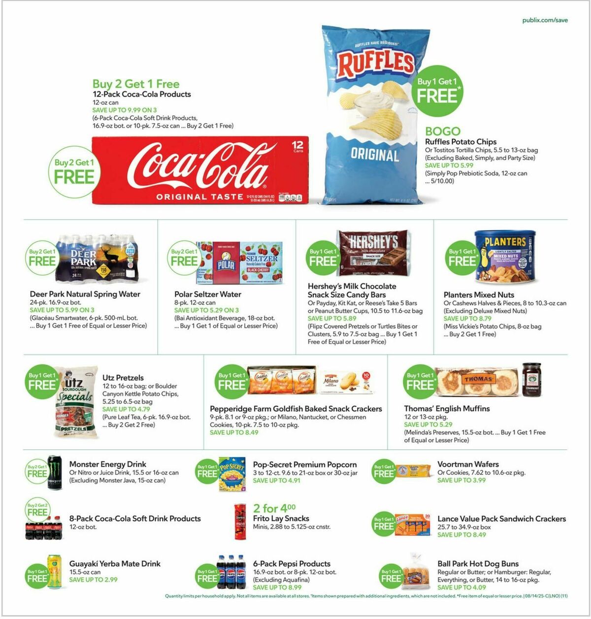 Publix Weekly Ad from August 13