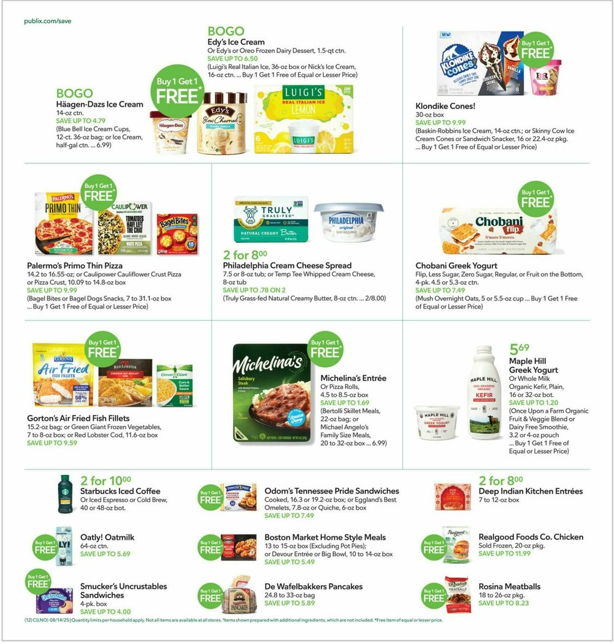 Publix Weekly Ad from August 13