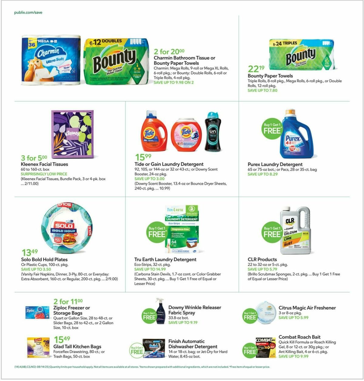 Publix Weekly Ad from August 13