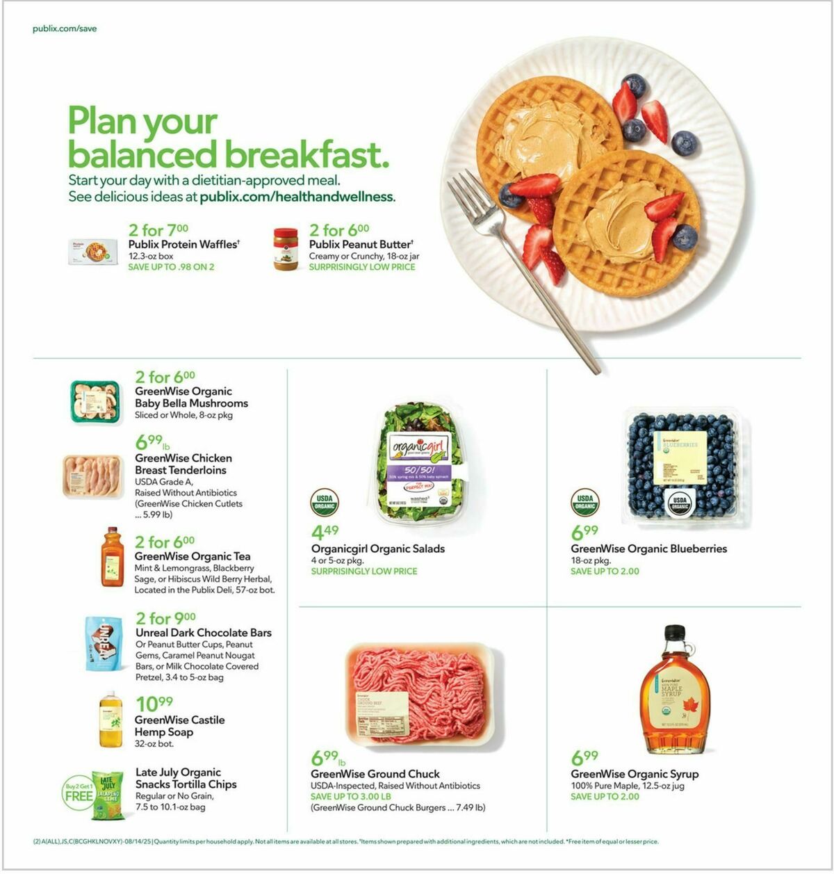 Publix Weekly Ad from August 13