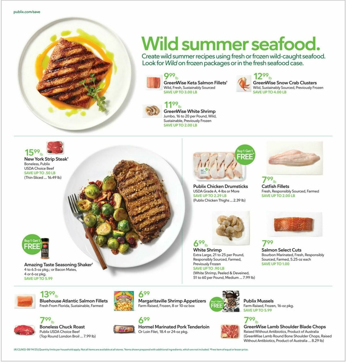 Publix Weekly Ad from August 13