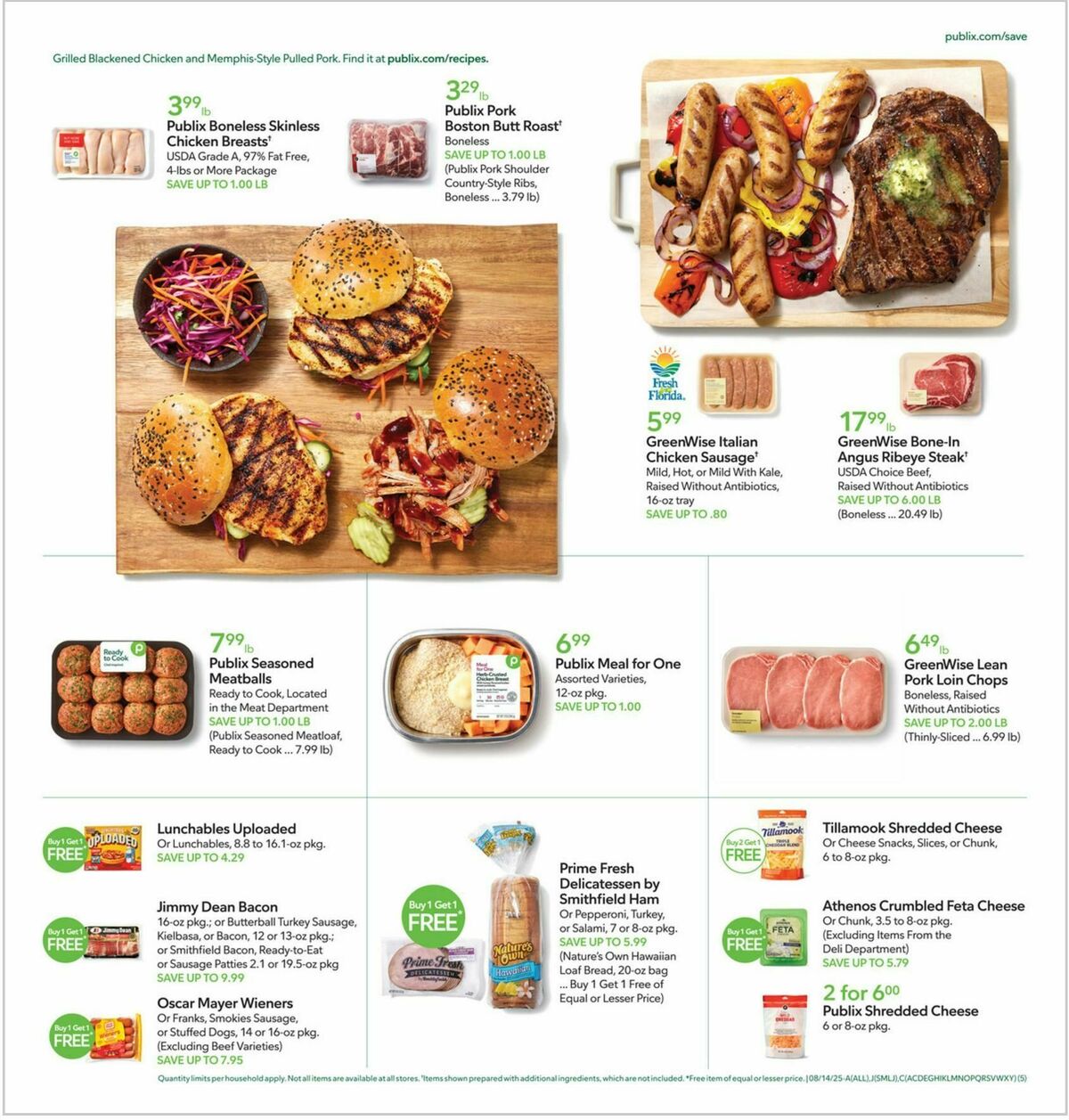 Publix Weekly Ad from August 13