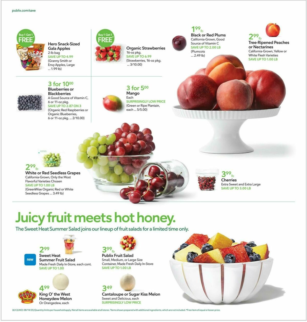 Publix Weekly Ad from August 13
