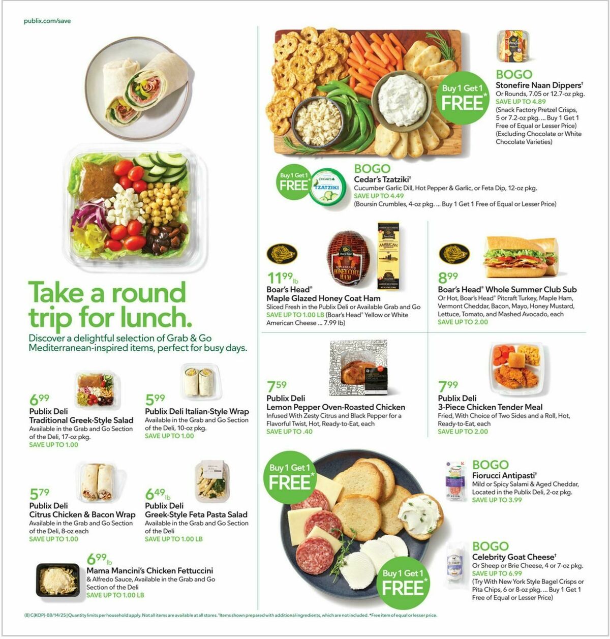 Publix Weekly Ad from August 13