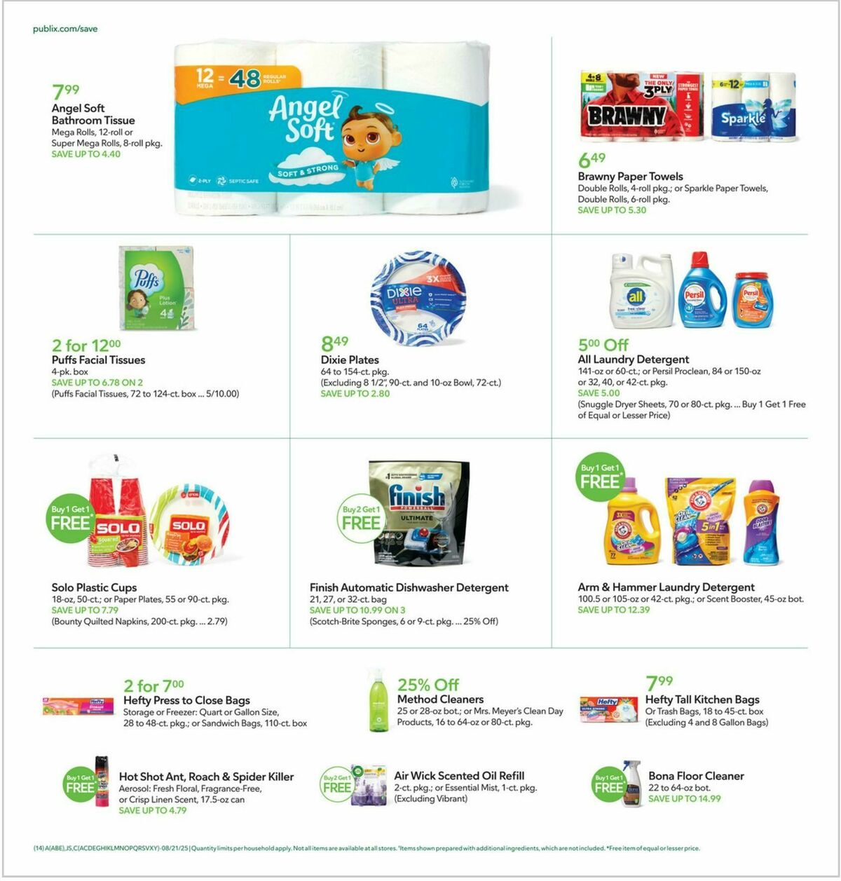 Publix Weekly Ad from August 20