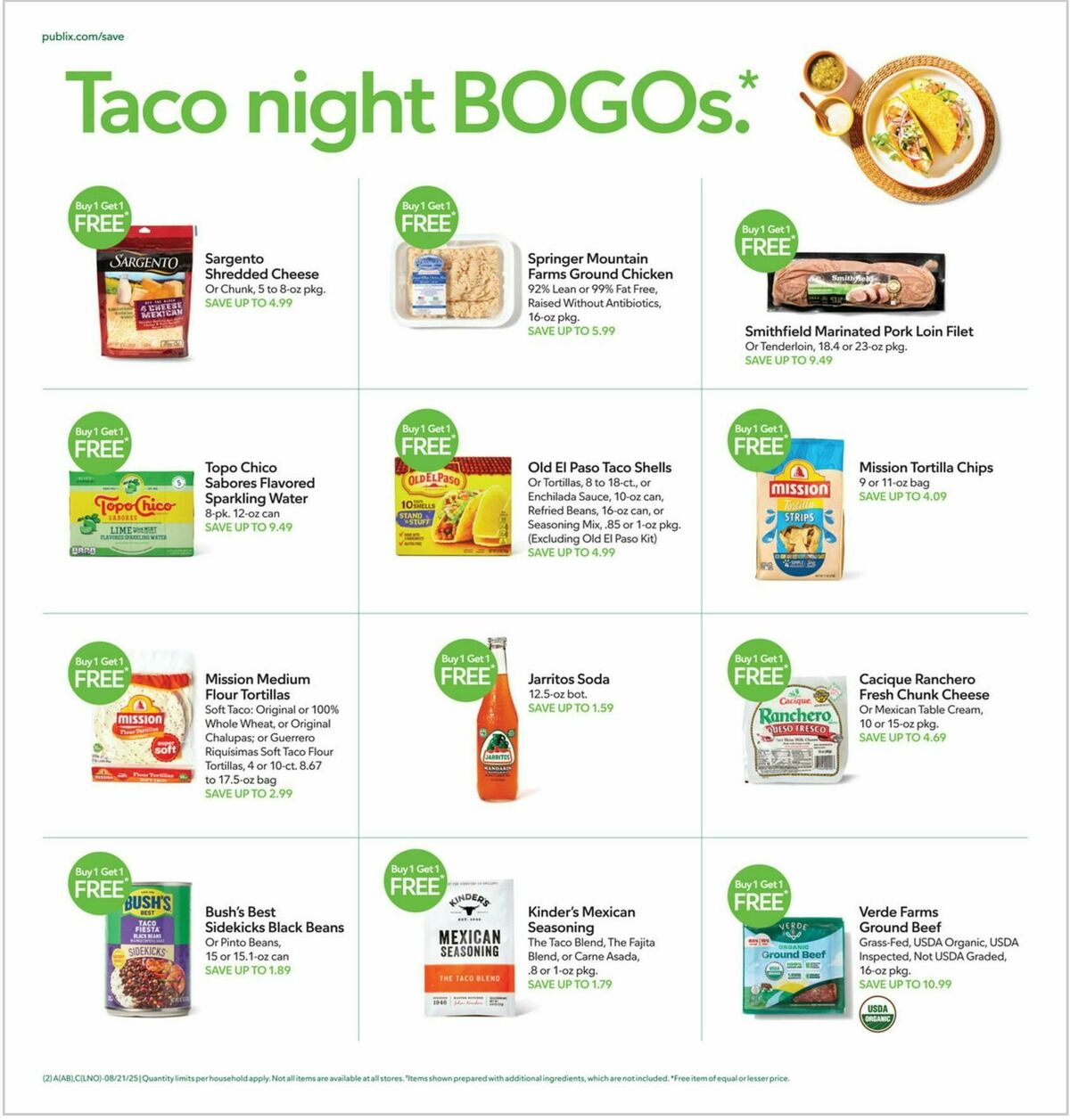 Publix Weekly Ad from August 20
