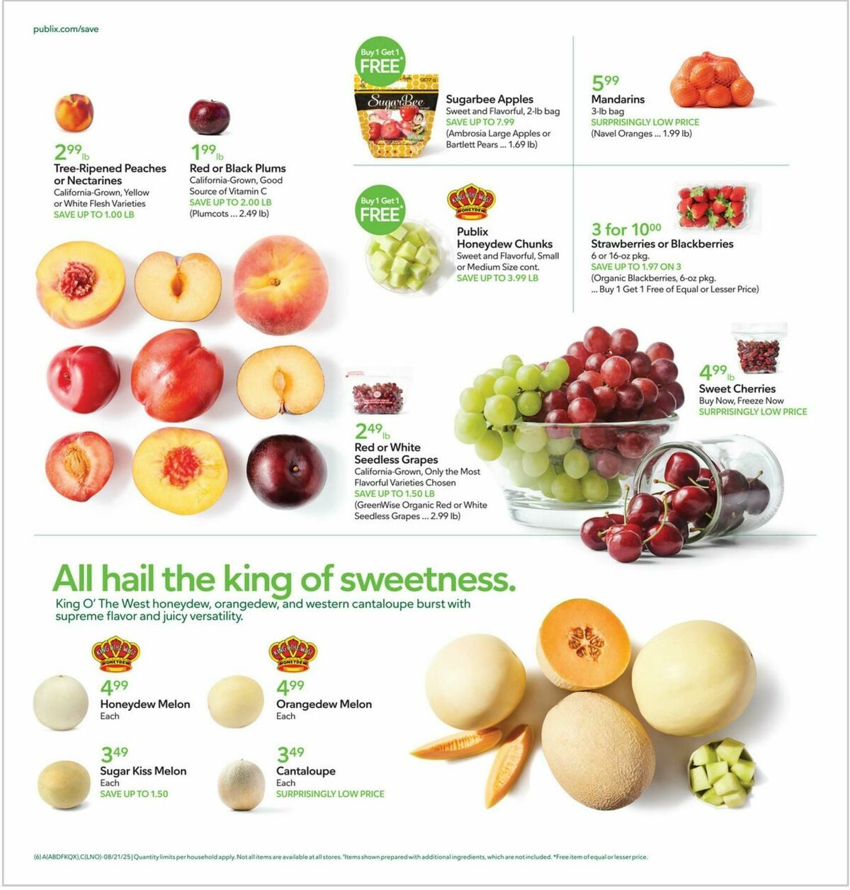 Publix Weekly Ad from August 20