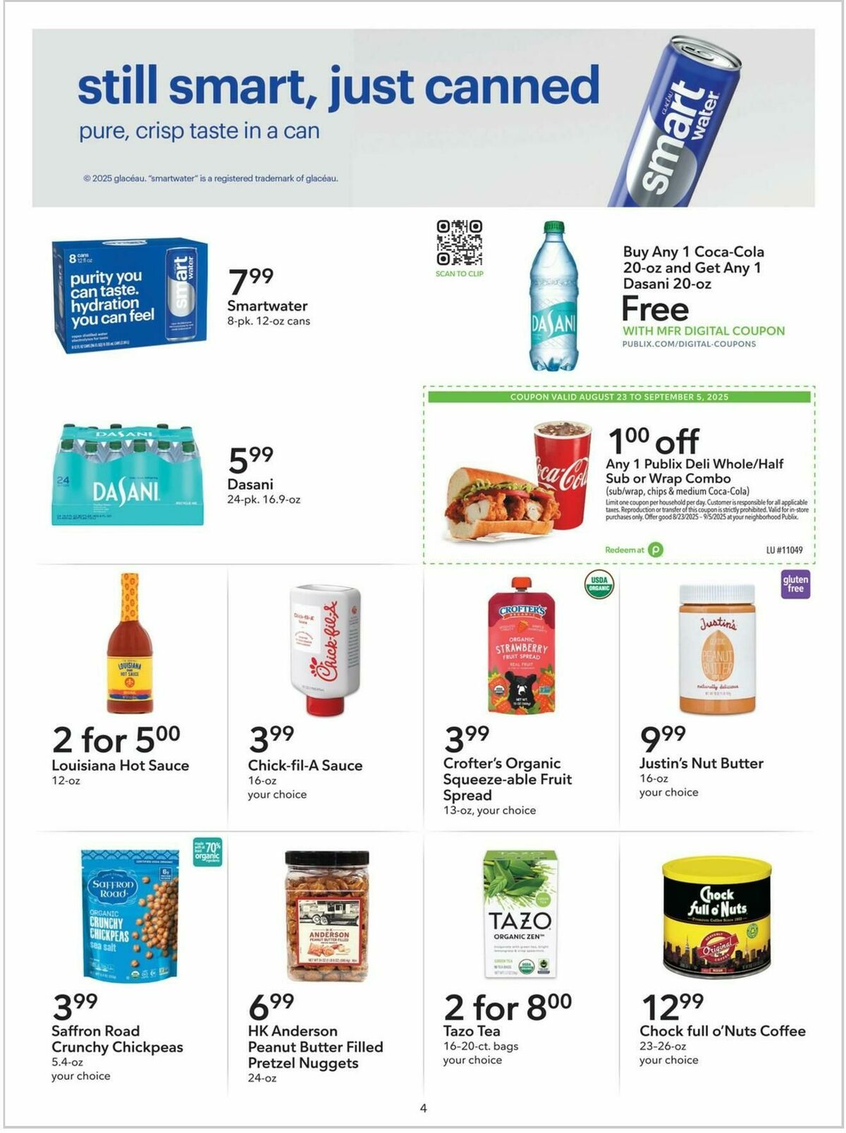 Publix Extra Savings Weekly Ad from August 23
