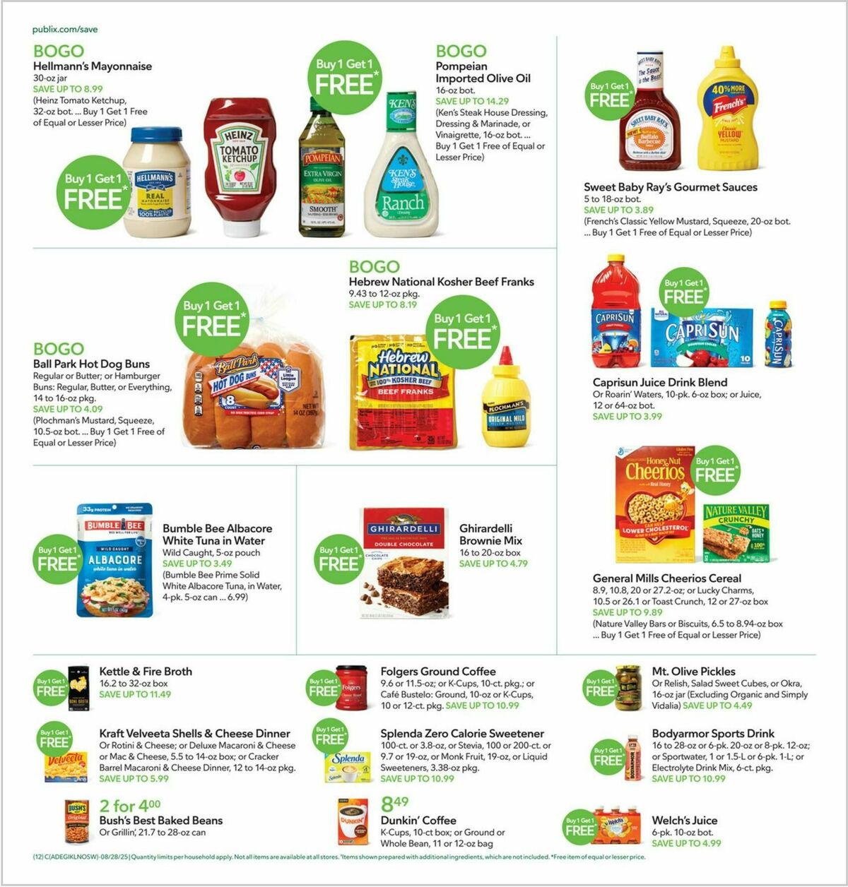 Publix Weekly Ad from August 27