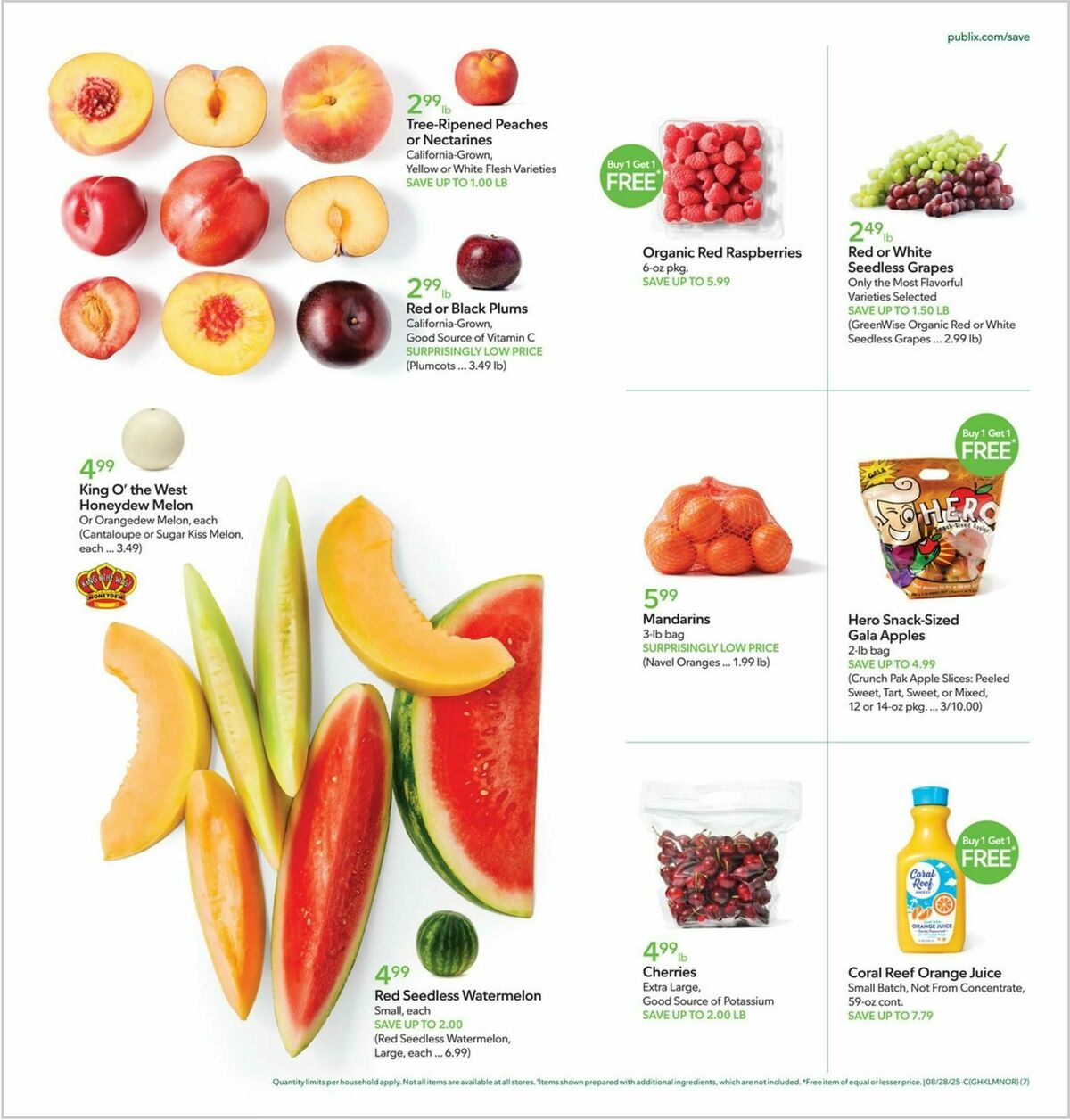 Publix Weekly Ad from August 27