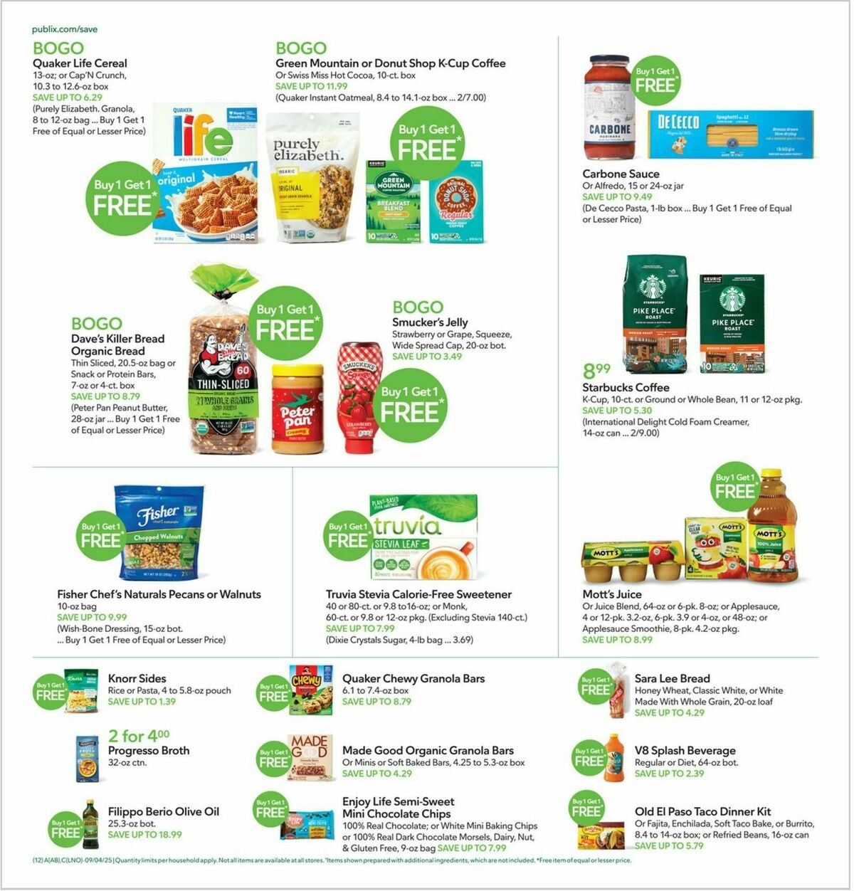 Publix Weekly Ad from September 3