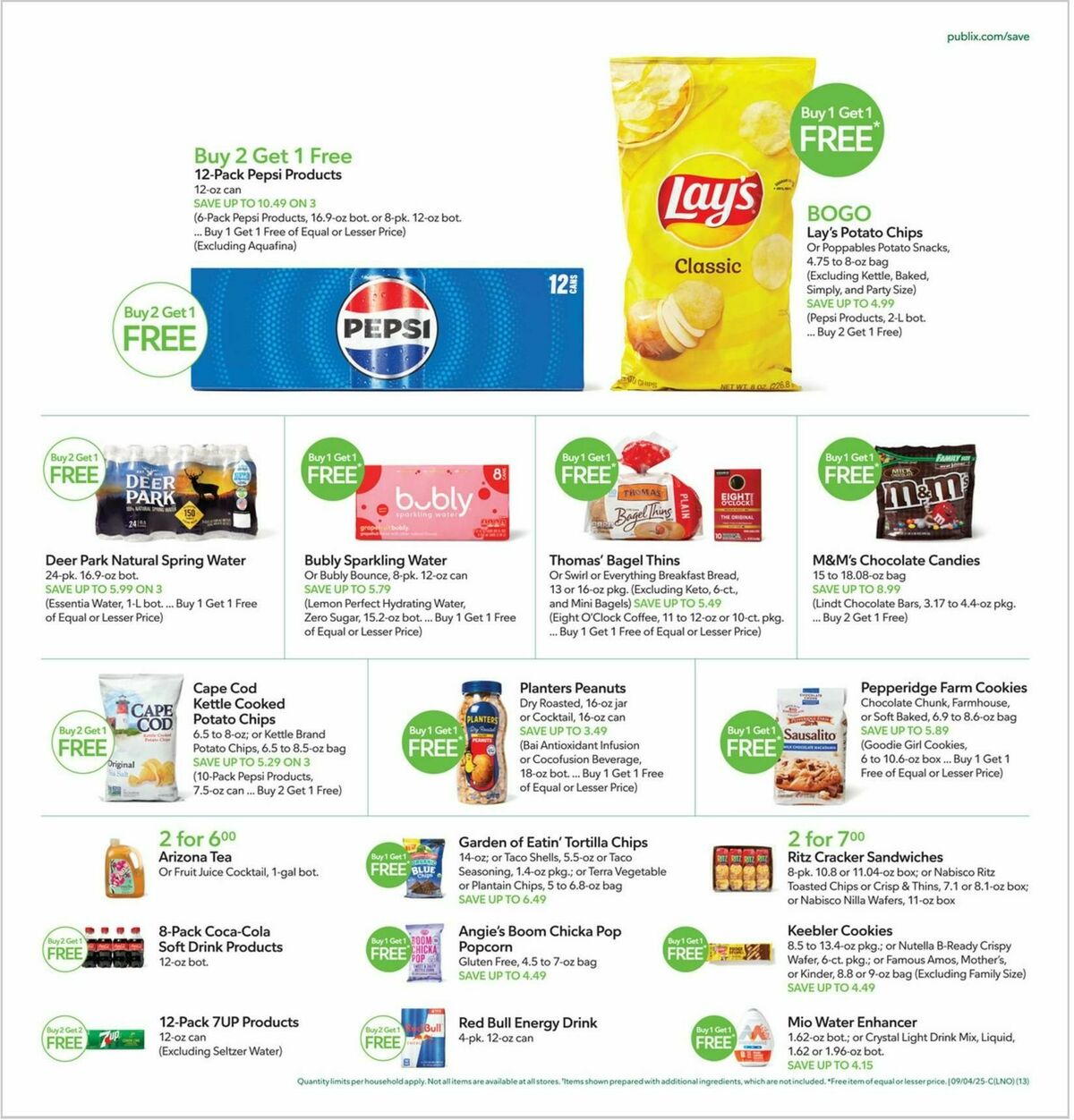 Publix Weekly Ad from September 3