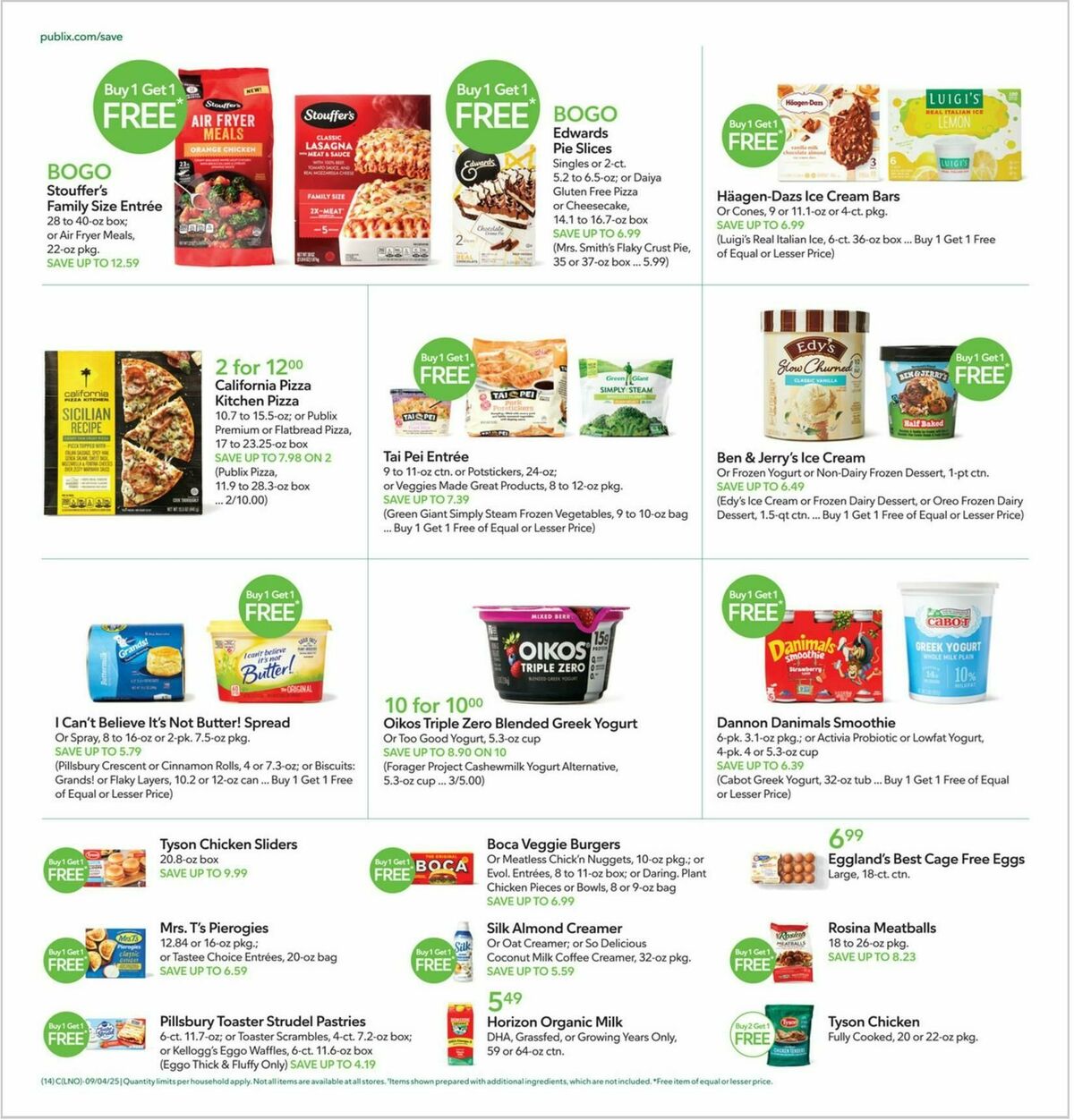 Publix Weekly Ad from September 3