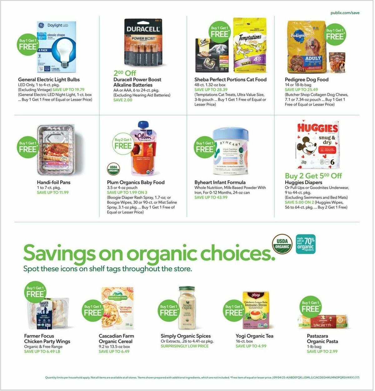 Publix Weekly Ad from September 3