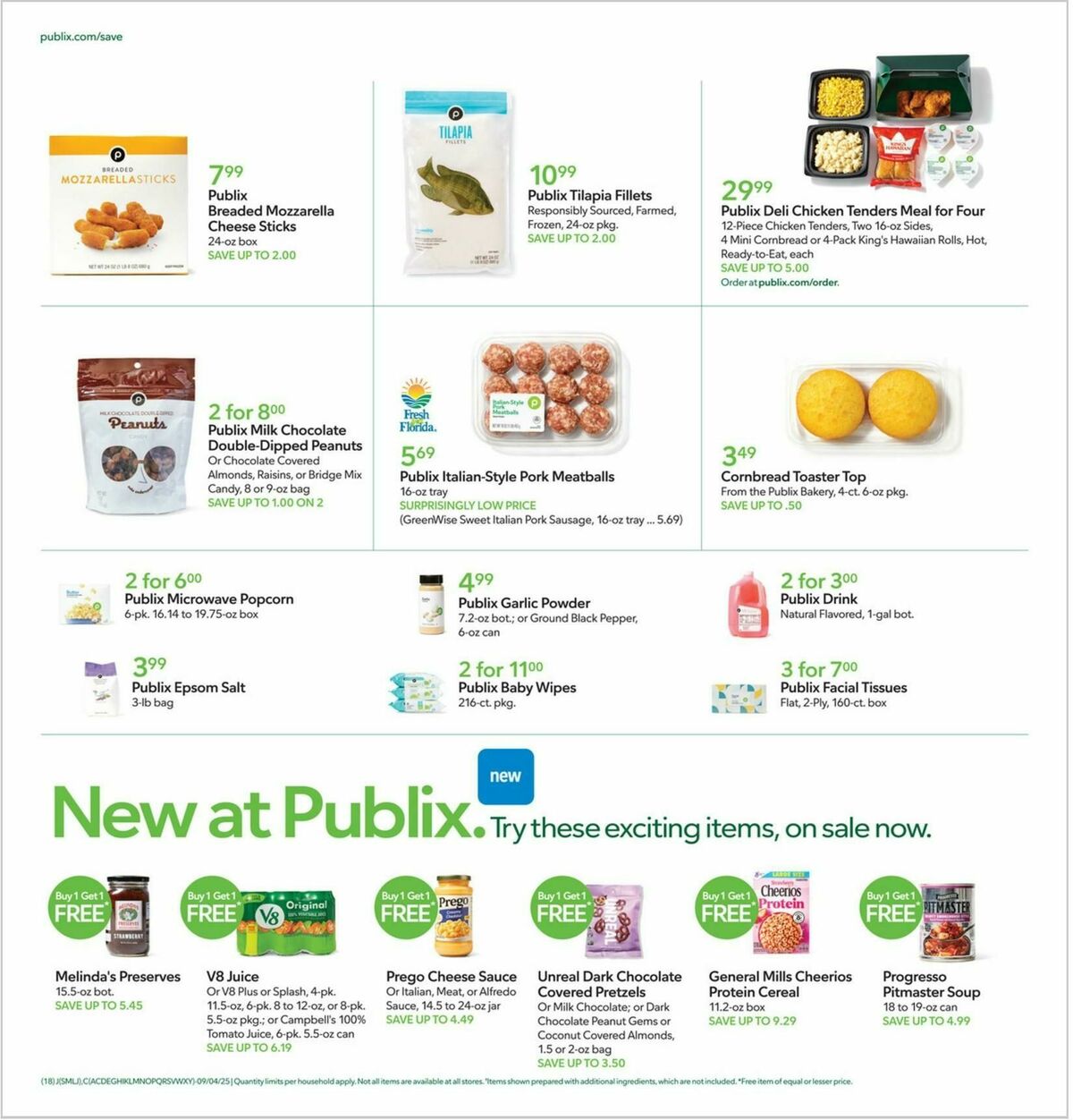 Publix Weekly Ad from September 3