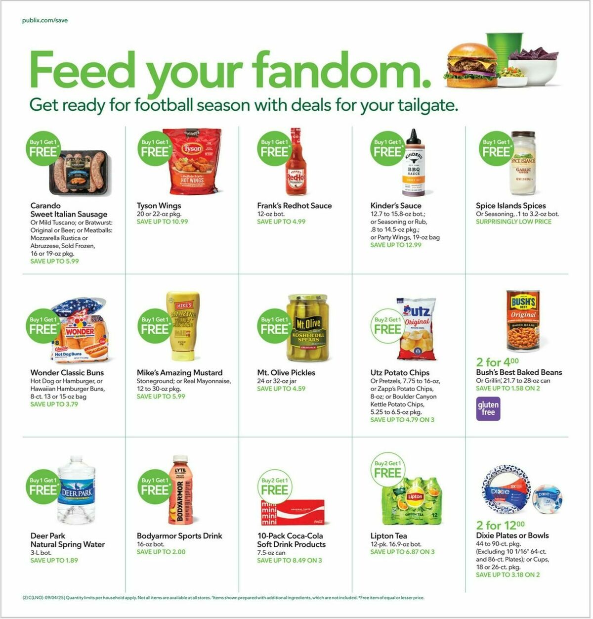 Publix Weekly Ad from September 3