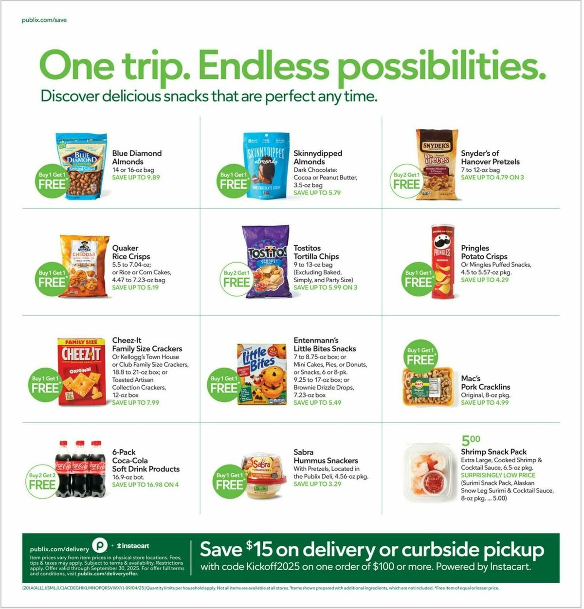 Publix Weekly Ad from September 3