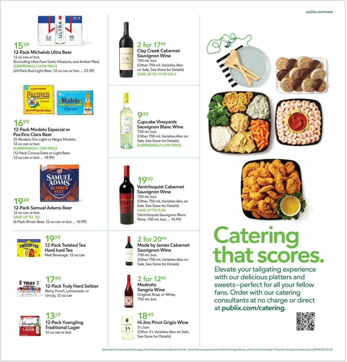 Publix Weekly Ad from September 3