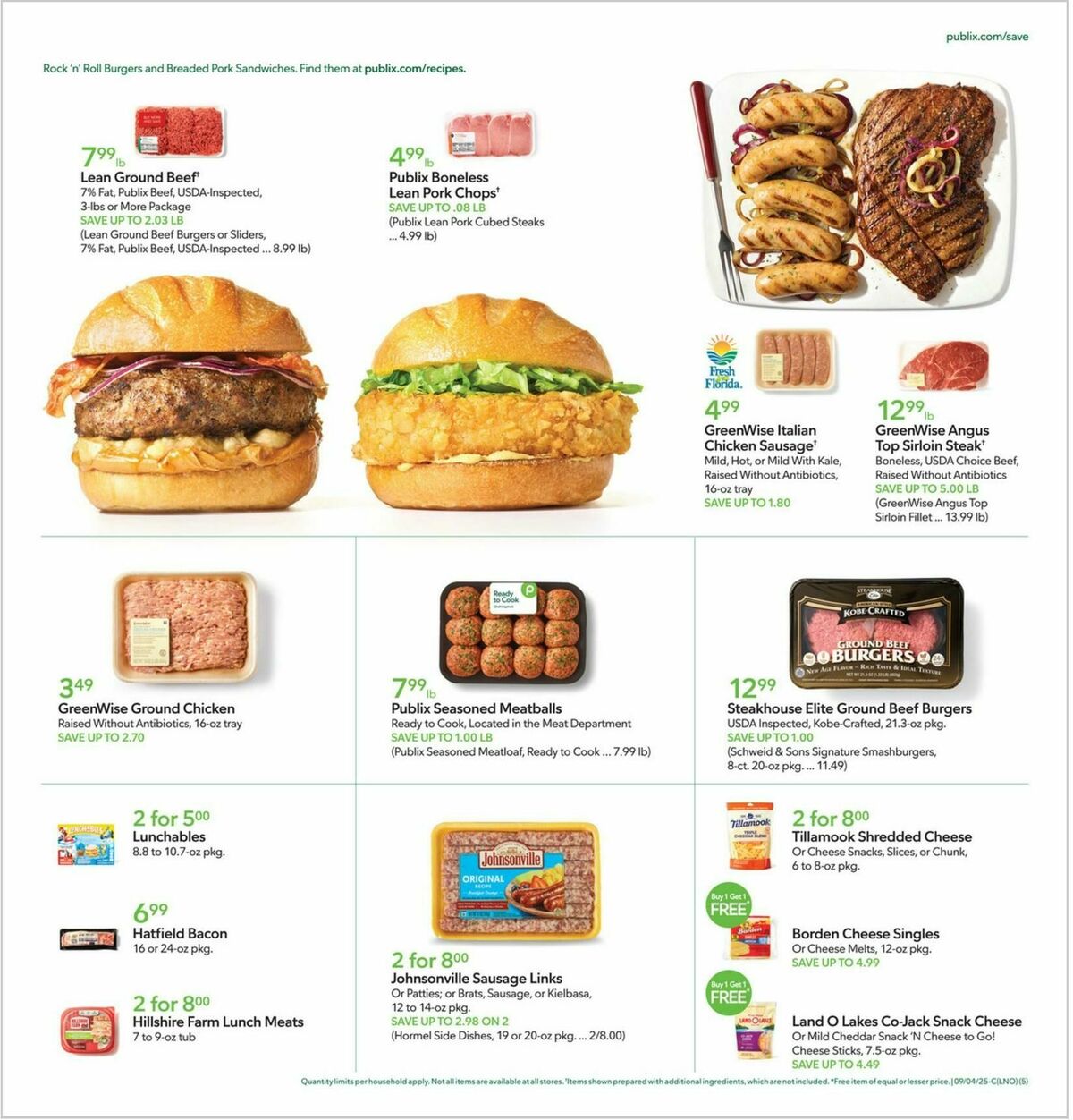 Publix Weekly Ad from September 3