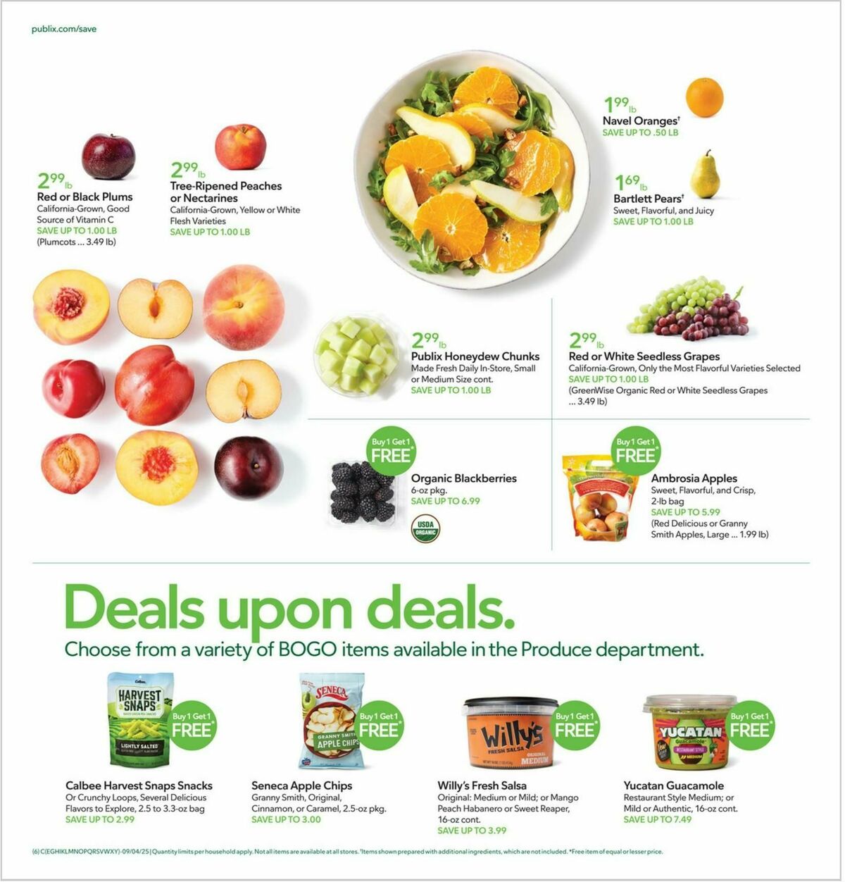 Publix Weekly Ad from September 3