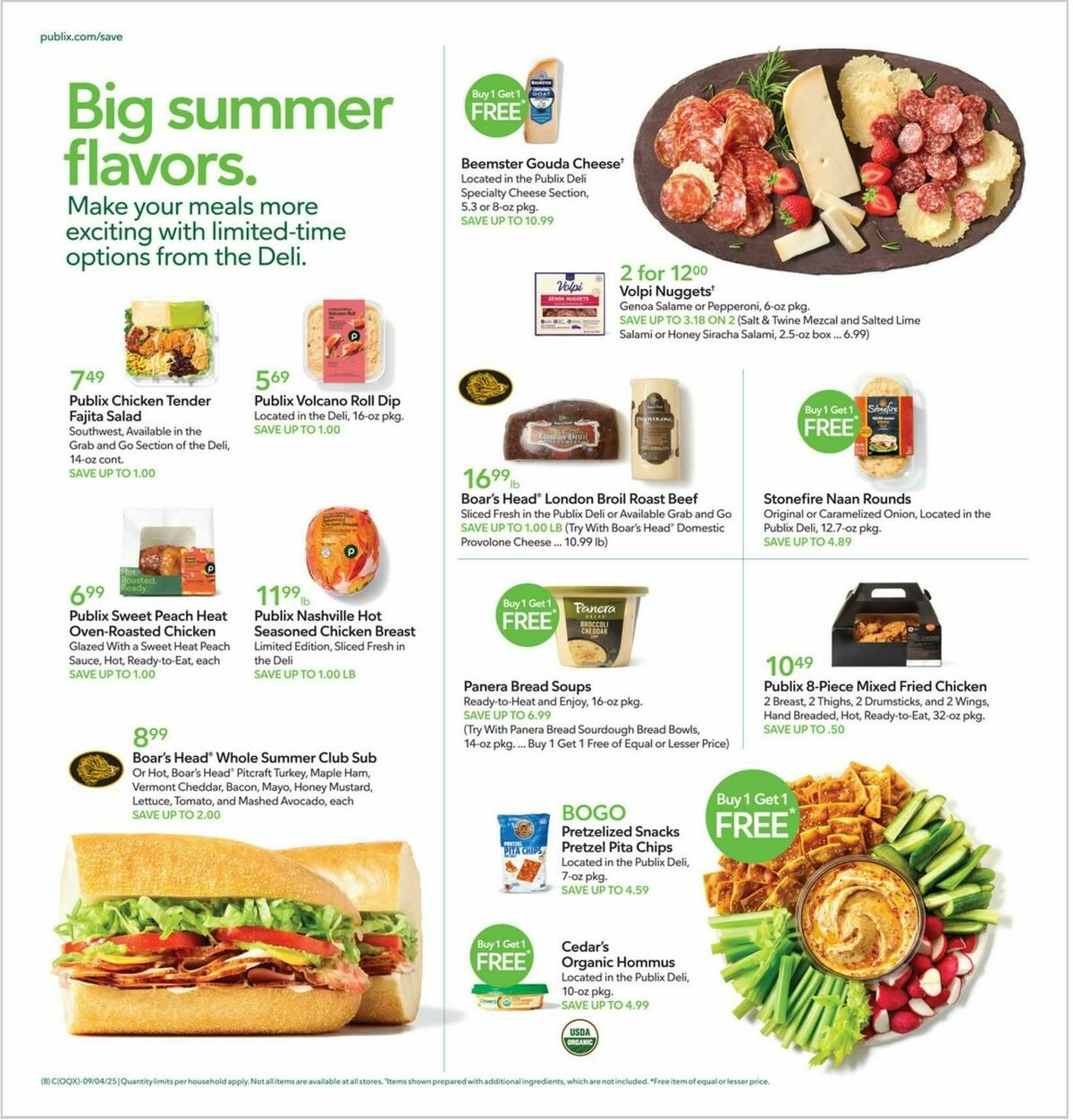 Publix Weekly Ad from September 3