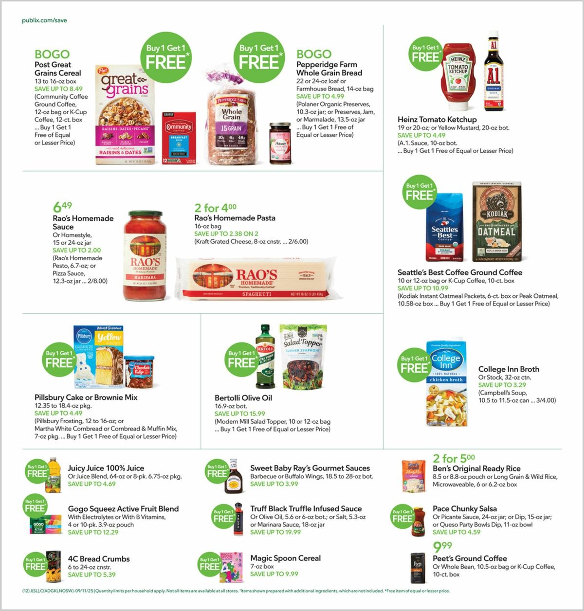 Publix Weekly Ad from September 10