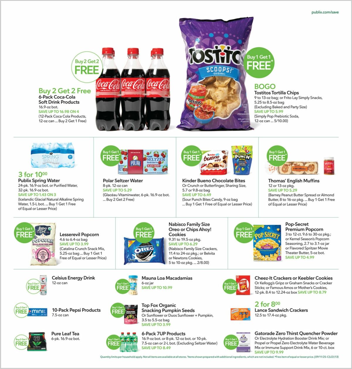 Publix Weekly Ad from September 10