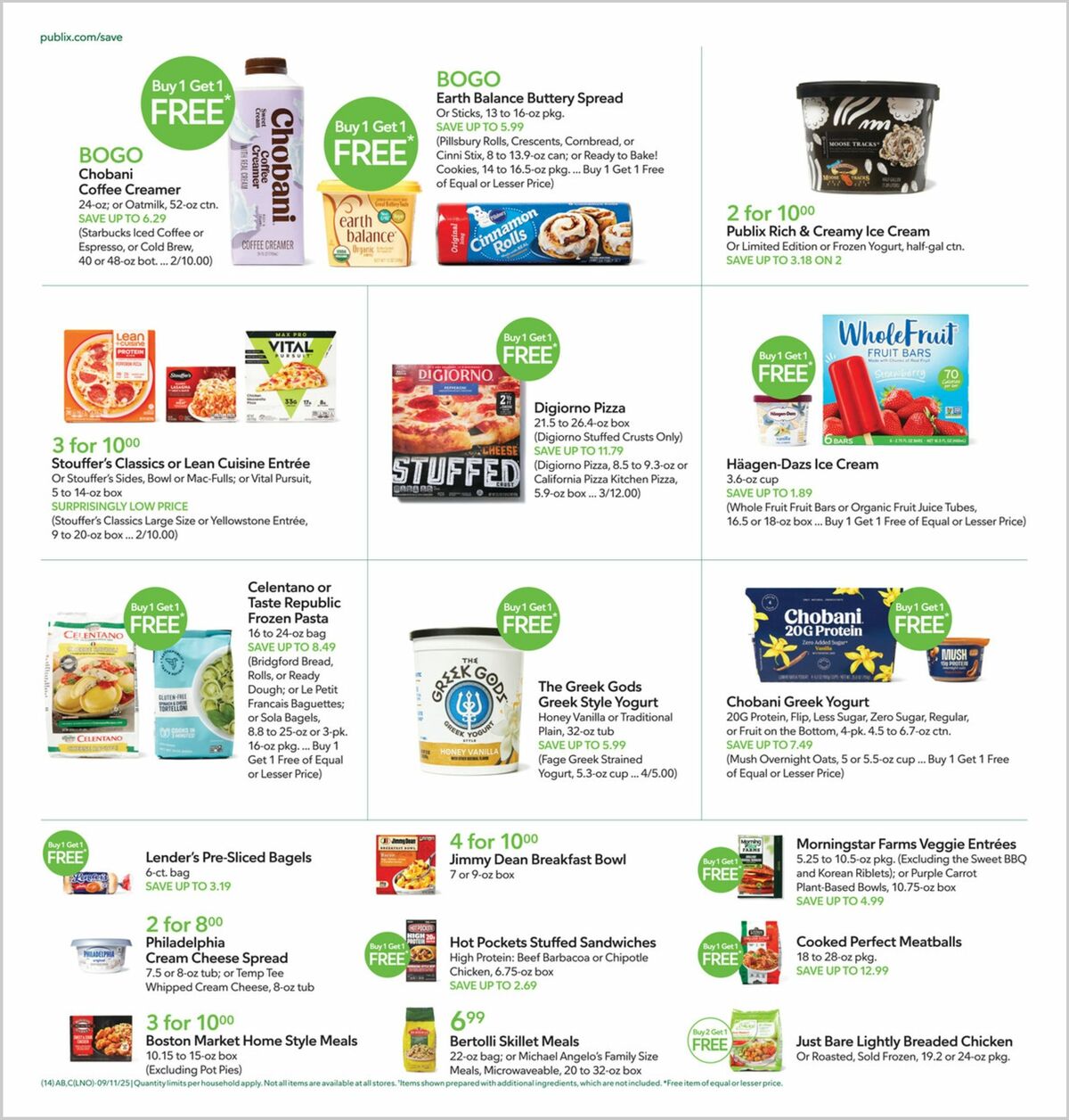 Publix Weekly Ad from September 10