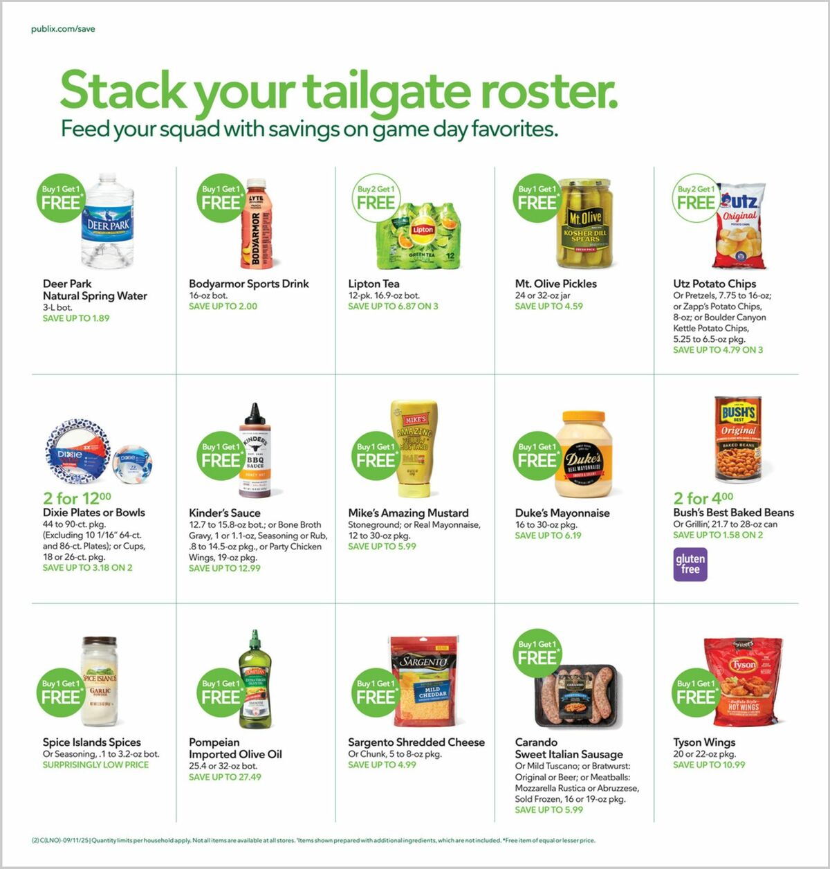 Publix Weekly Ad from September 10