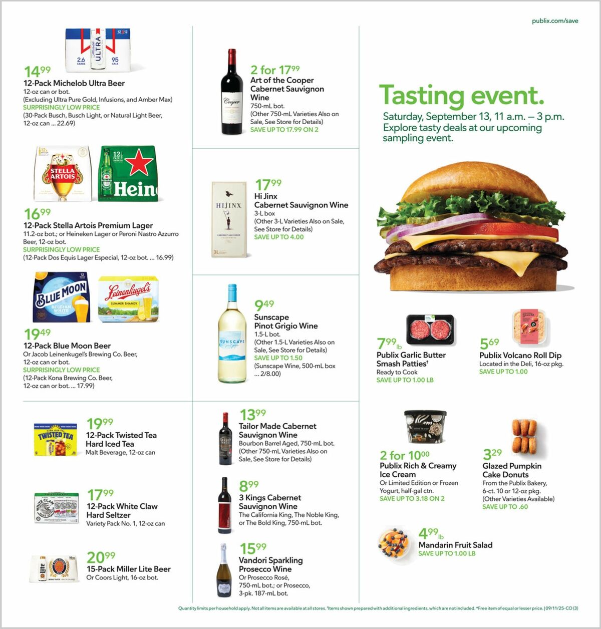 Publix Weekly Ad from September 10