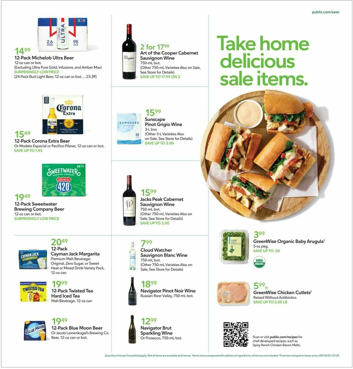 Publix Weekly Ad from September 17