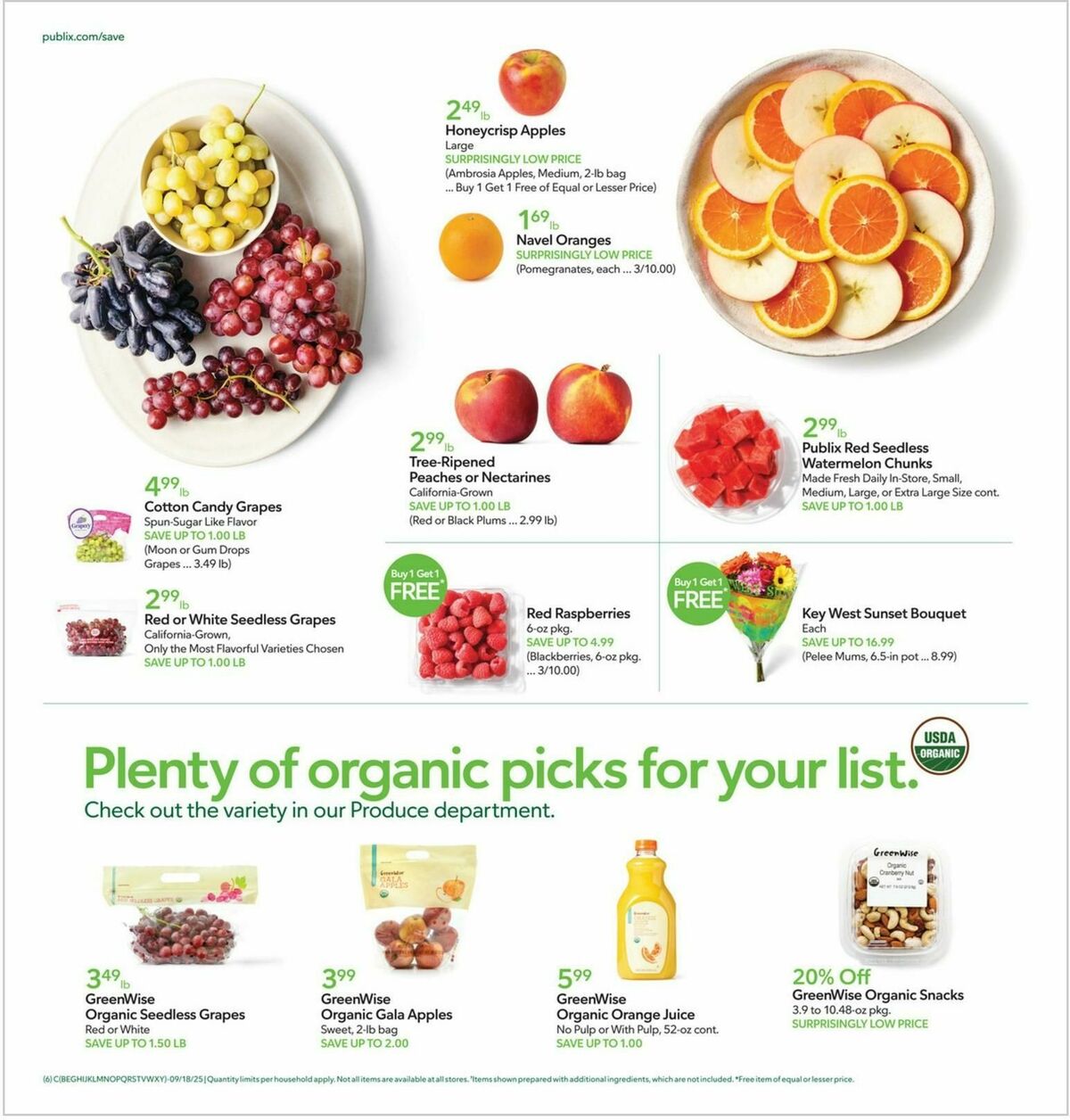Publix Weekly Ad from September 17