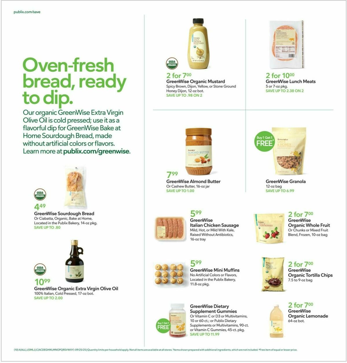 Publix Weekly Ad from September 24