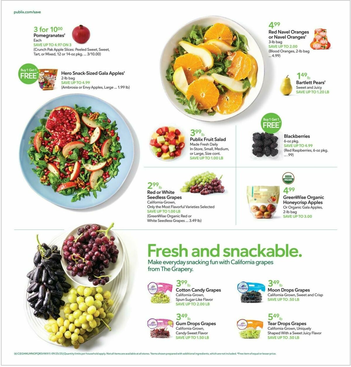 Publix Weekly Ad from September 24