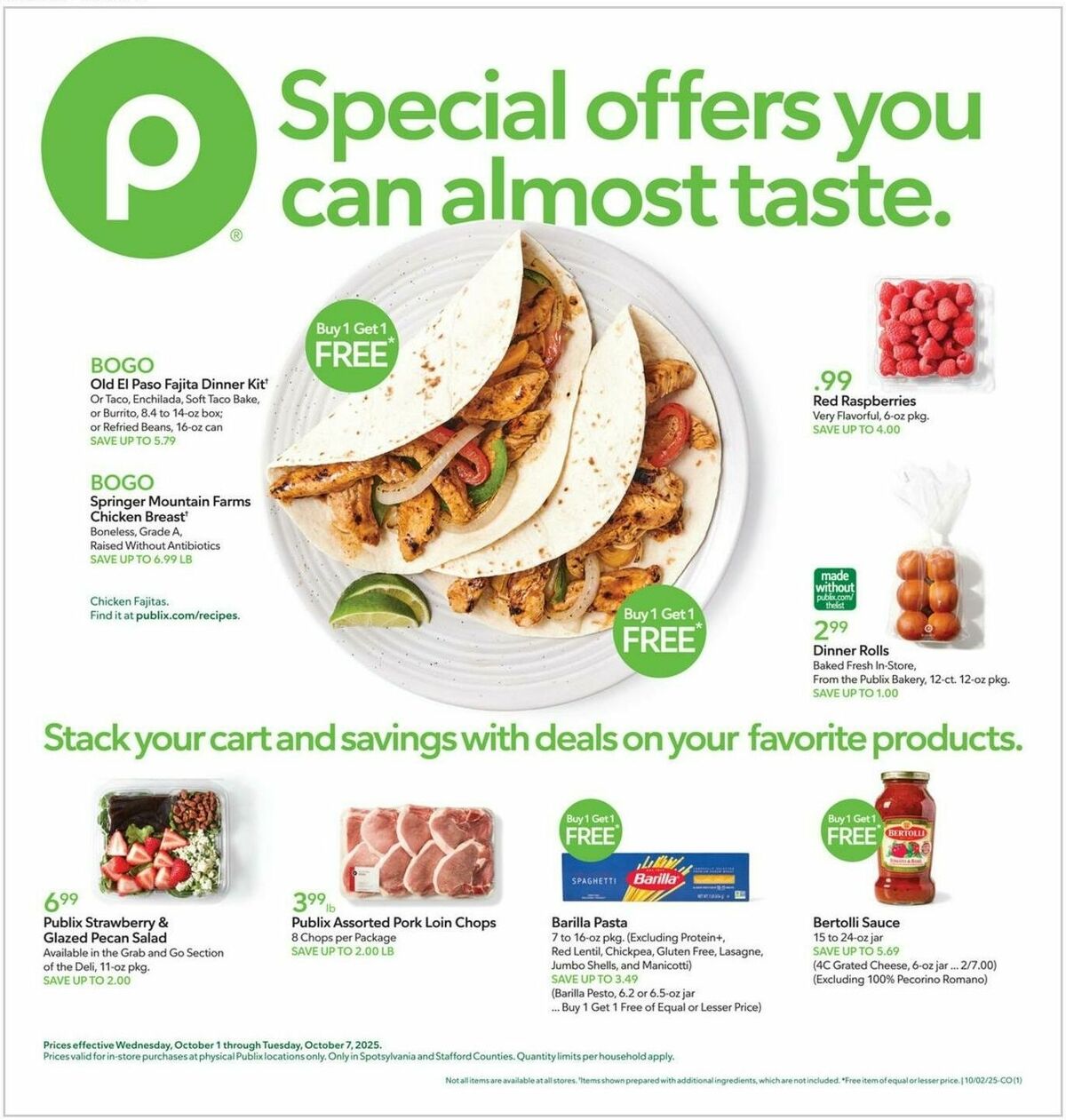 Publix Weekly Ad from October 1
