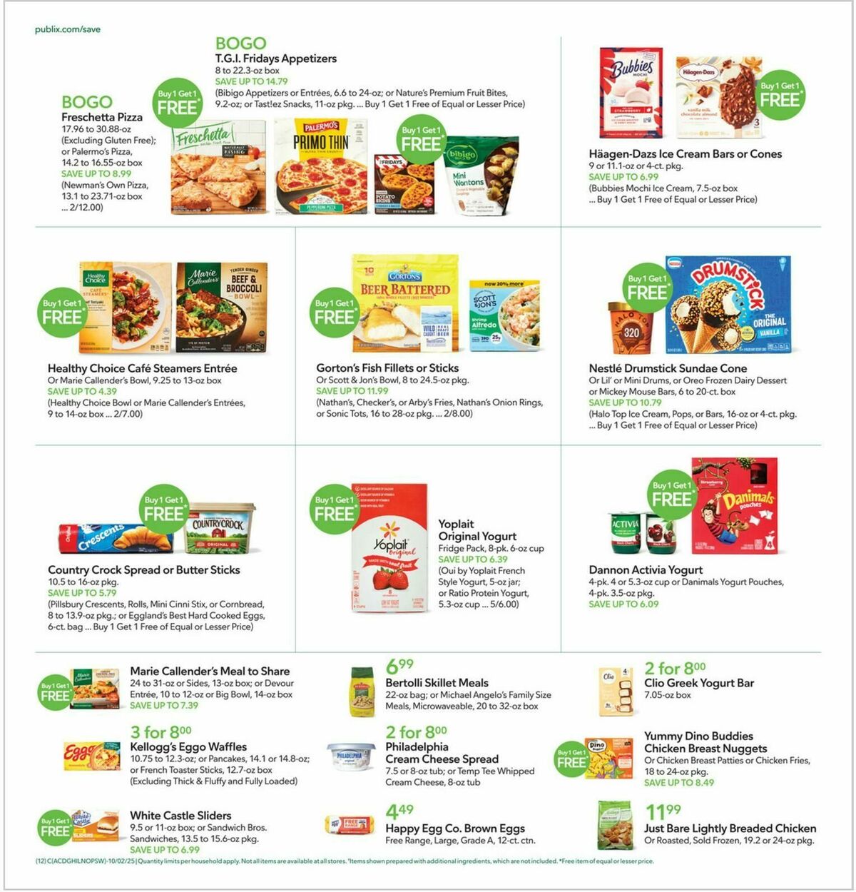 Publix Weekly Ad from October 1