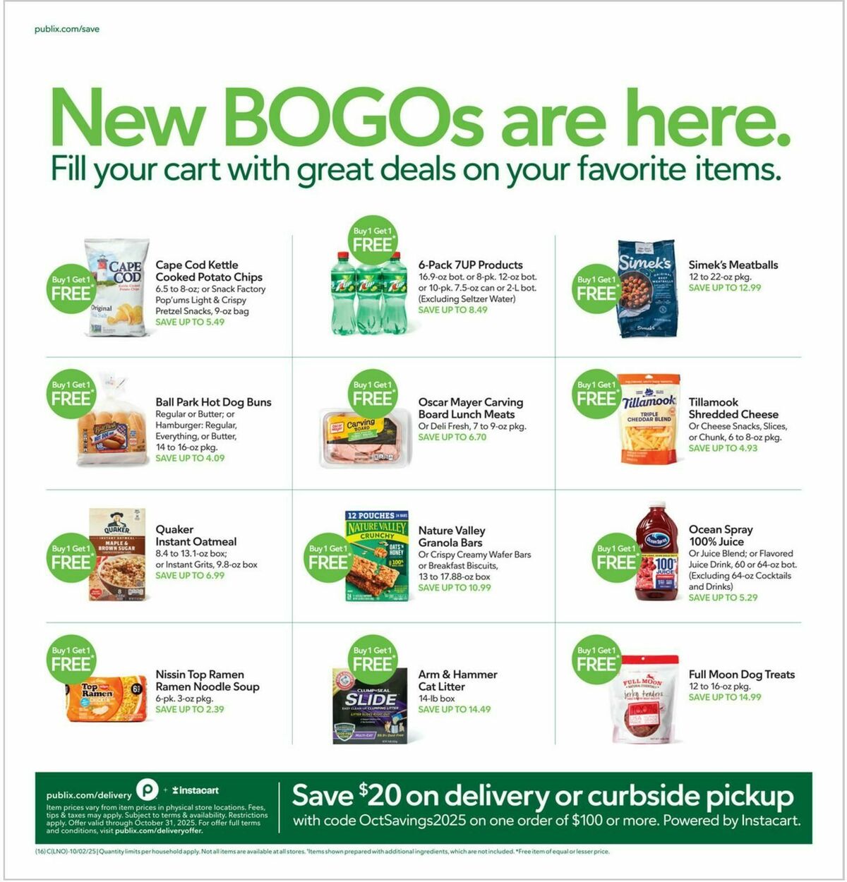 Publix Weekly Ad from October 1
