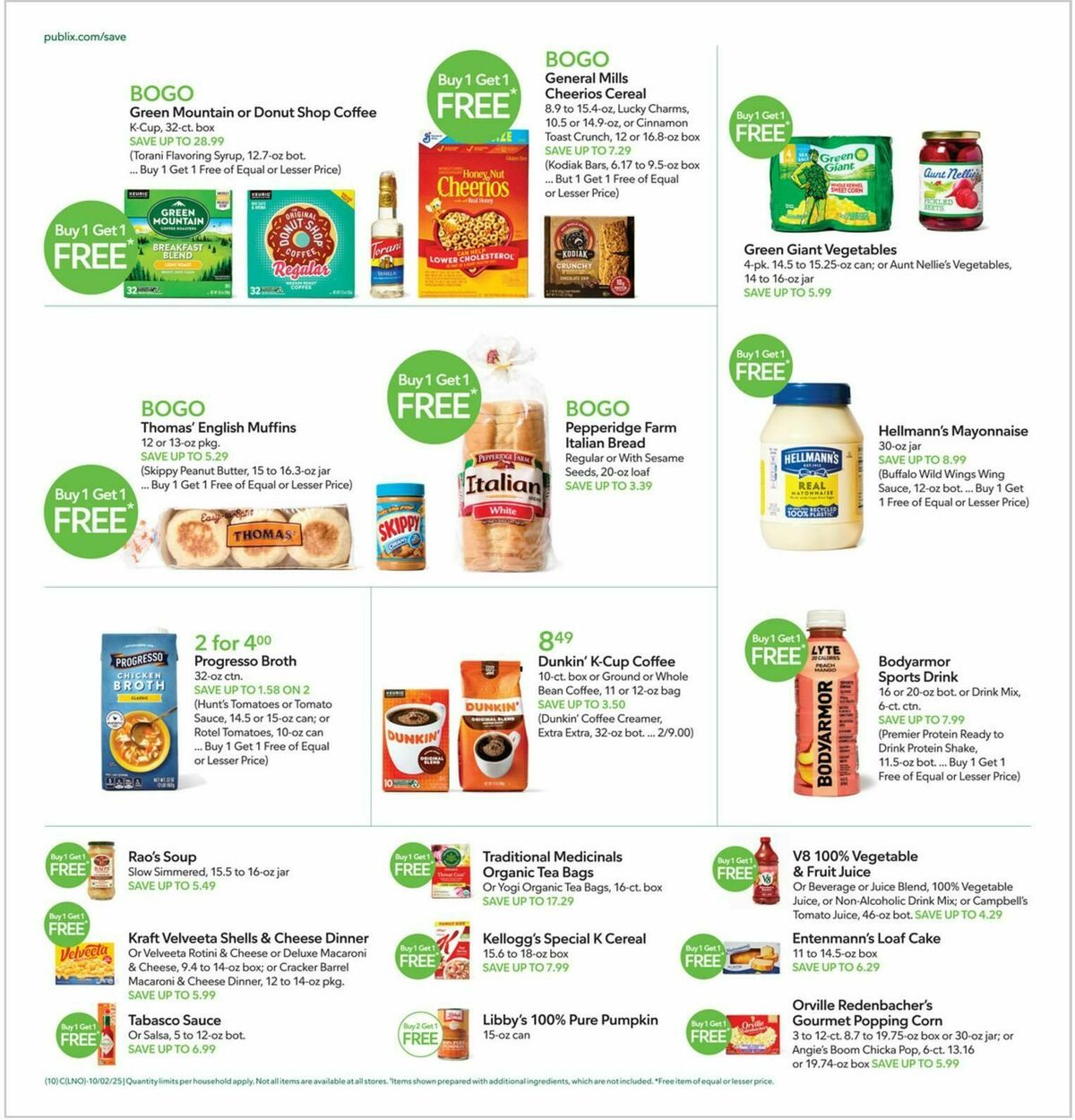 Publix Weekly Ad from October 1