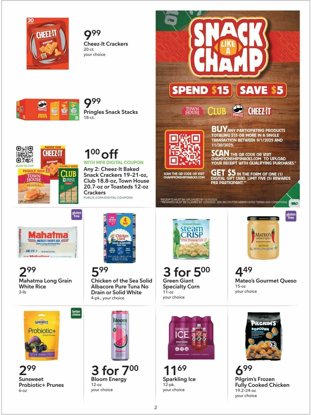 Publix Extra Savings Weekly Ad from October 4
