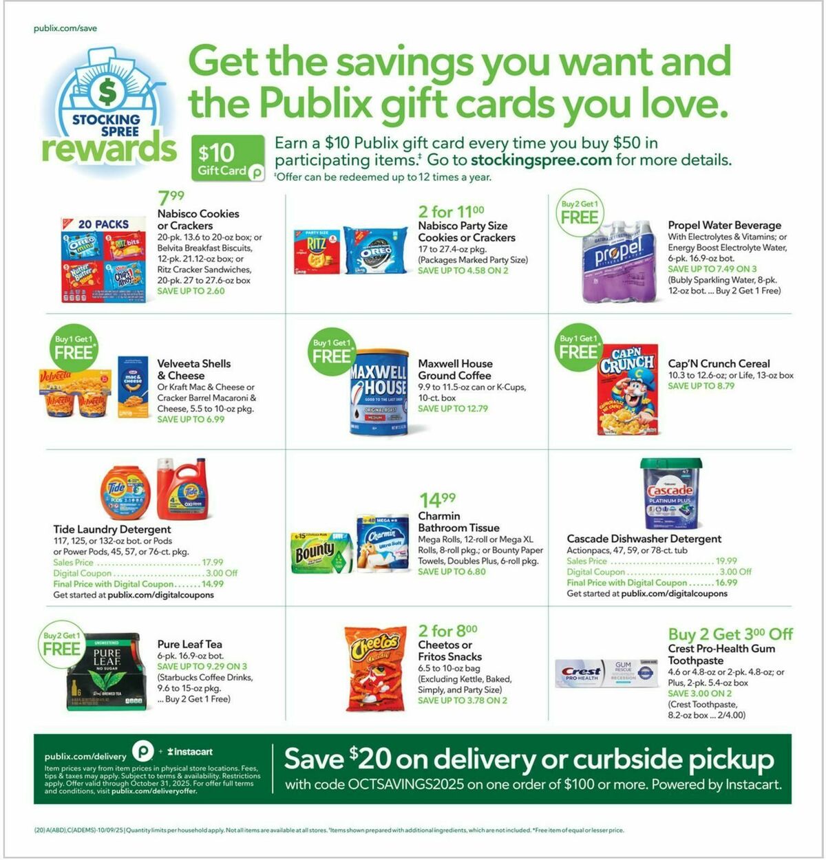 Publix Weekly Ad from October 8