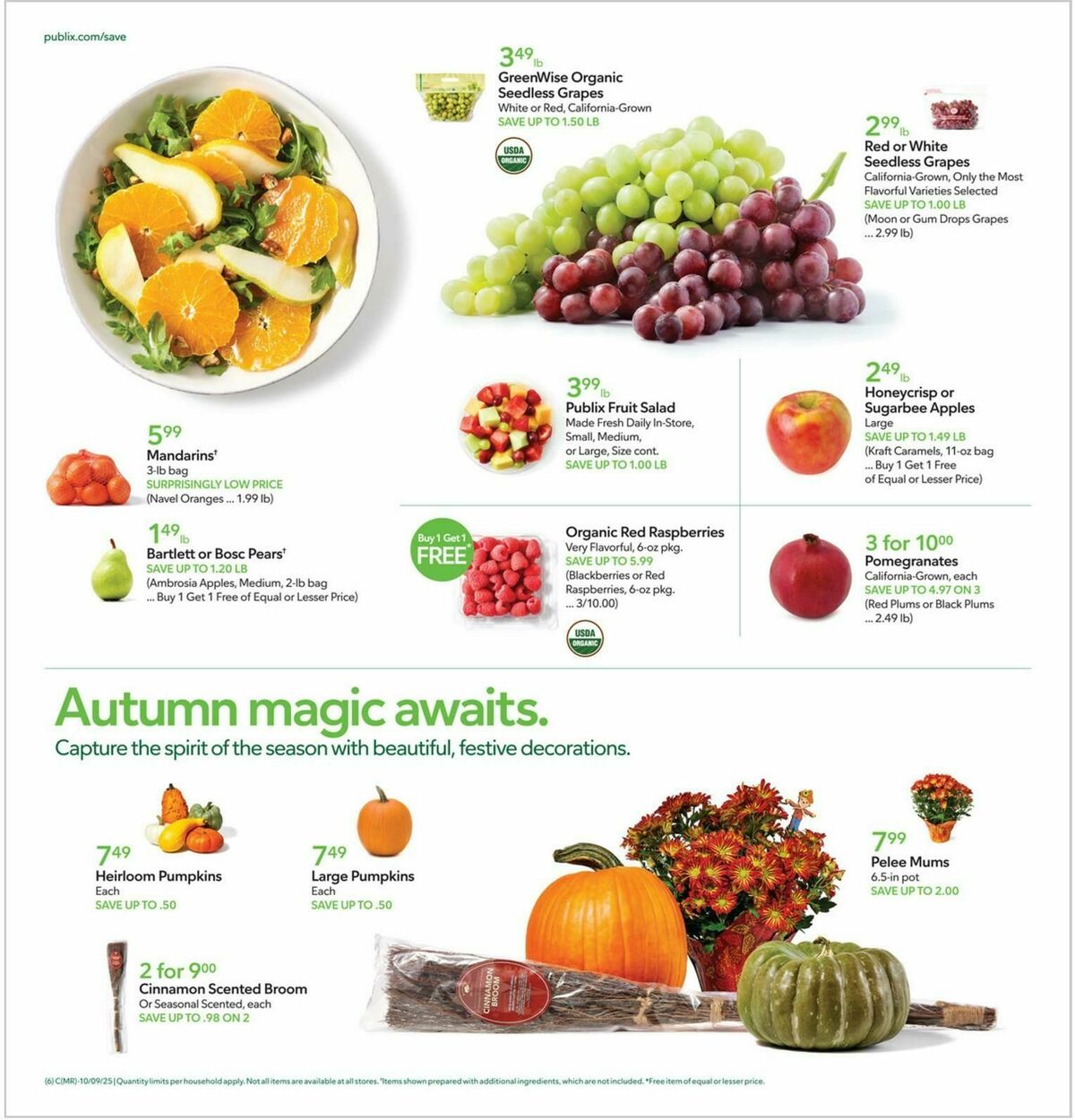 Publix Weekly Ad from October 8