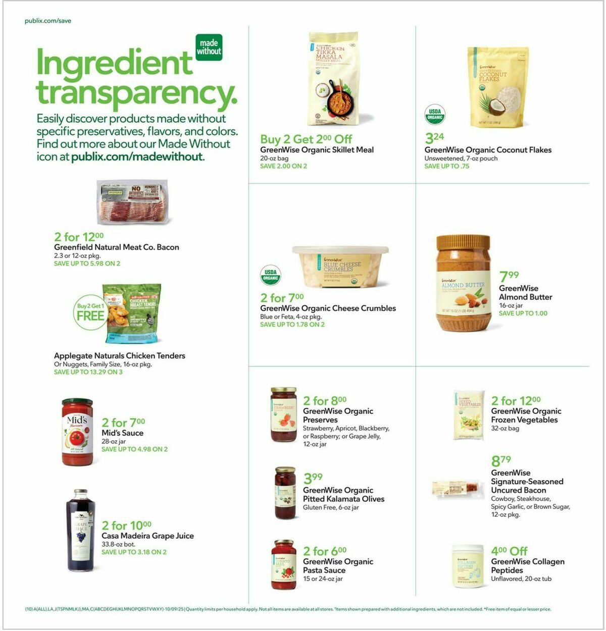 Publix Weekly Ad from October 8