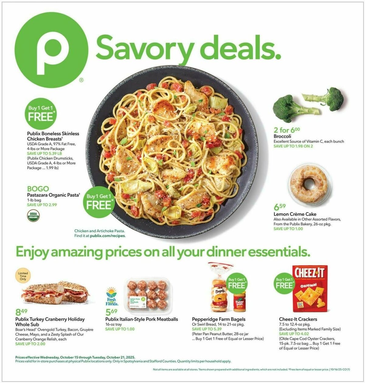 Publix Weekly Ad from October 15