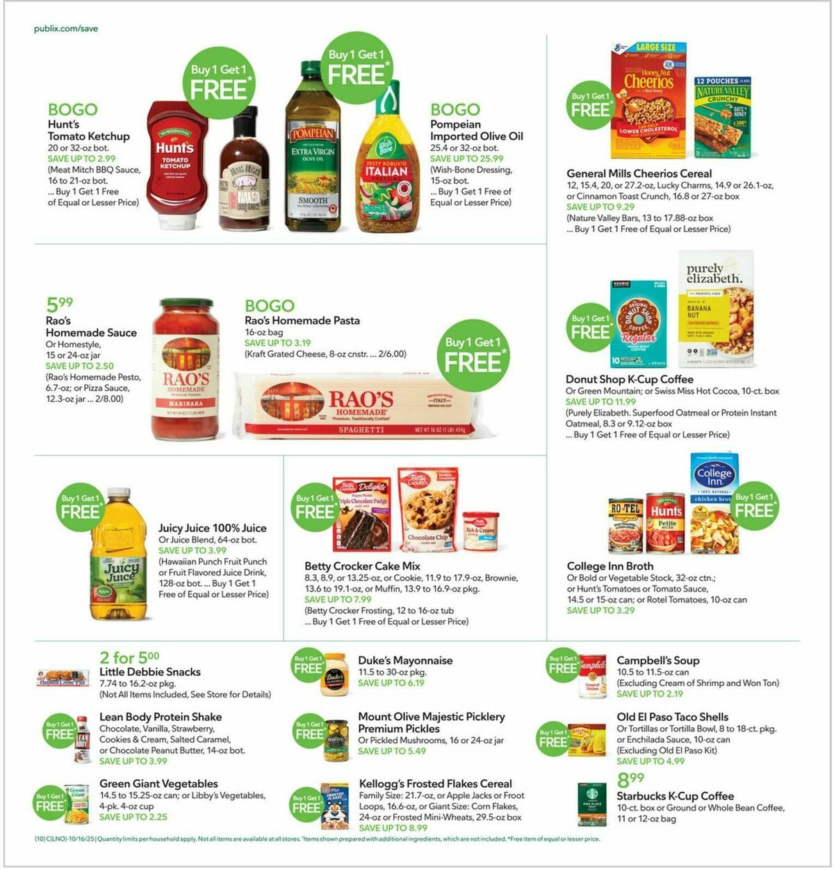 Publix Weekly Ad from October 15
